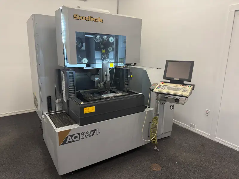 Sodick AQ327L — Wire EDM — on the floor at Space Coast EDM